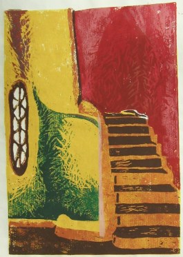 site hoogdruk, trappenhuis